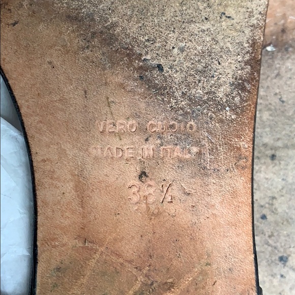 Club Monaco Nuria Leather T-strap Sandal - Picture 10 of 11